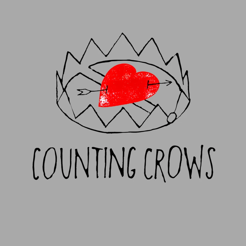 Counting Crows White Love Trap Female Pullover Hoodie