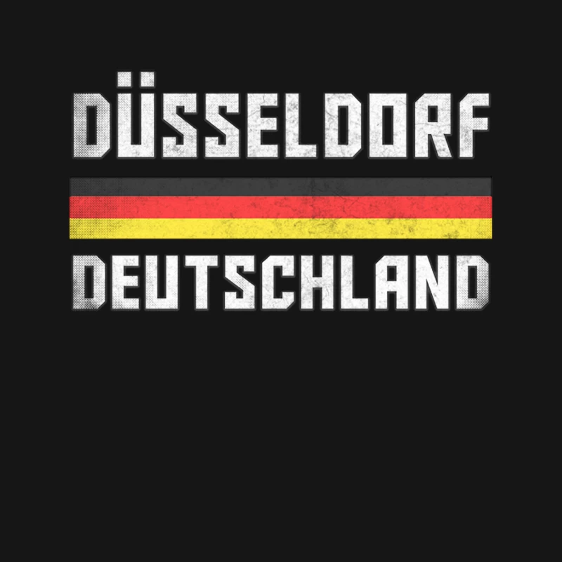 Dusseldorf  Germany Faded Style Region Design Mouse Pad
