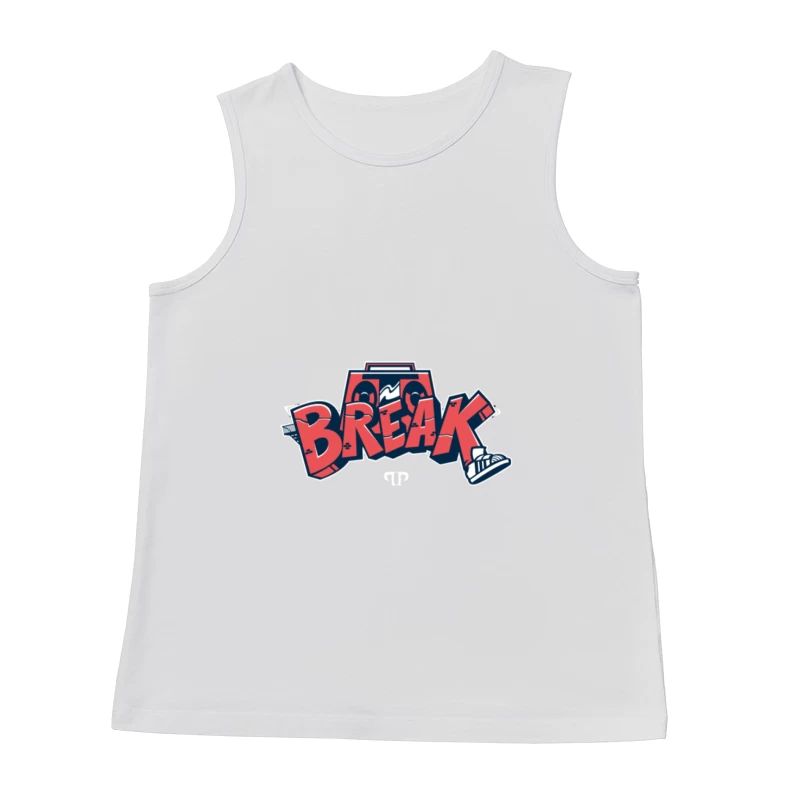 Break-Tanz Graffiti Design auf Tape Herren Tanktops