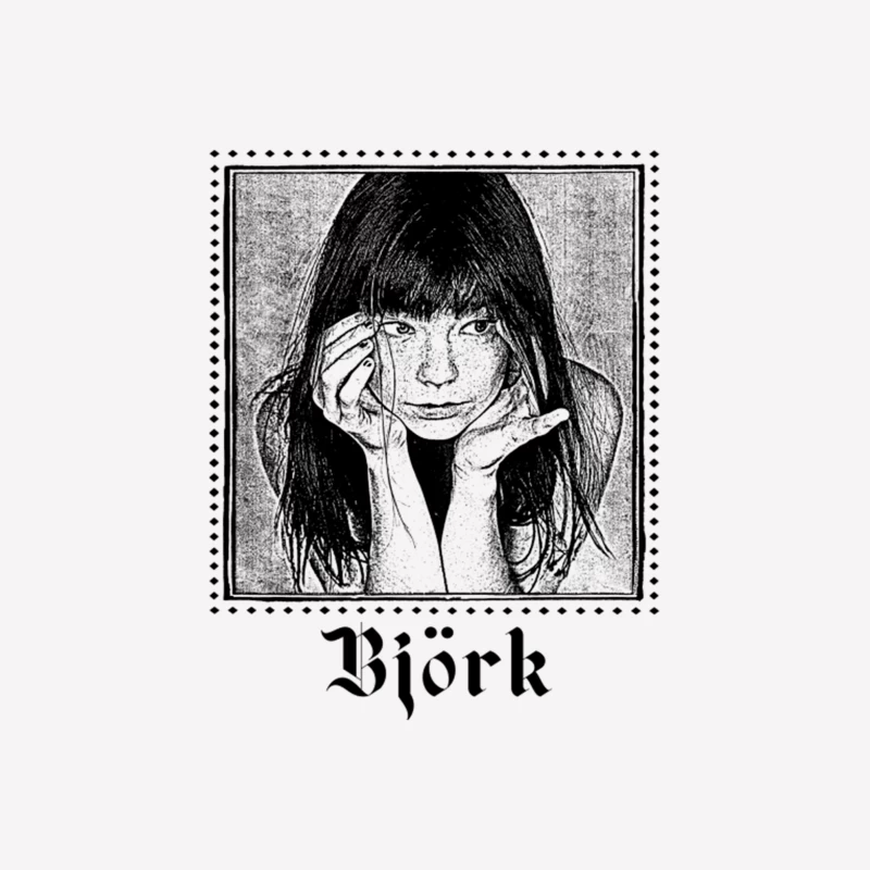 Björk  Aesthetic Fan Art Design Male T-Shirt