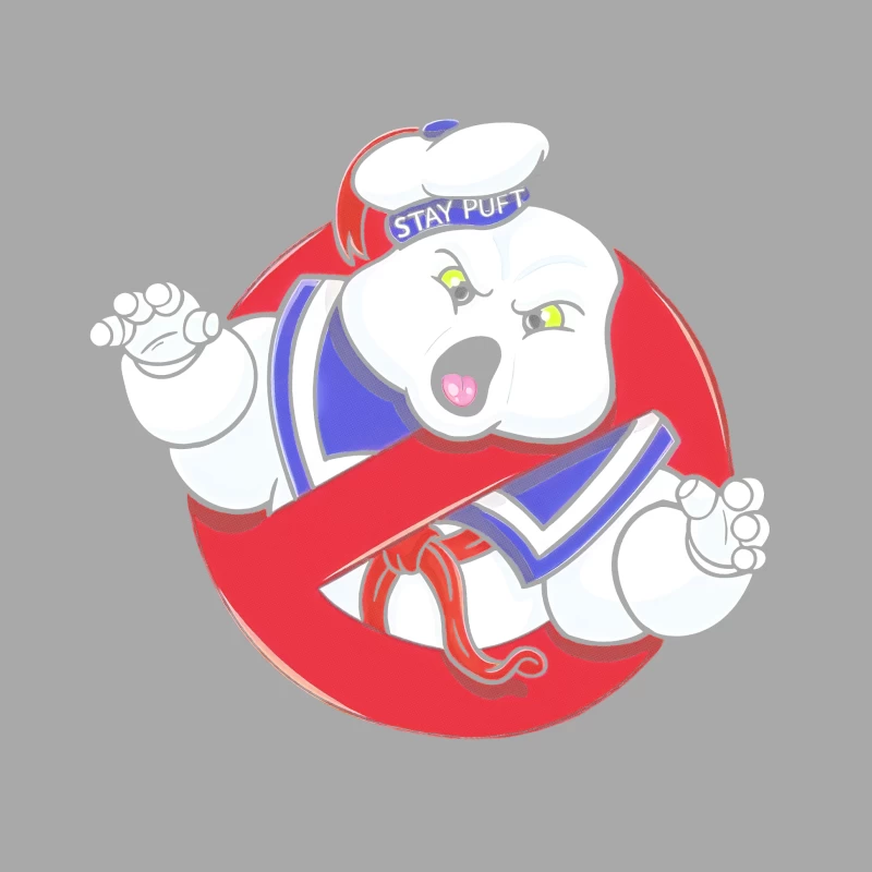 Stay Puft Marshmallow Man from Ghostbusters Female Pullover Hoodie