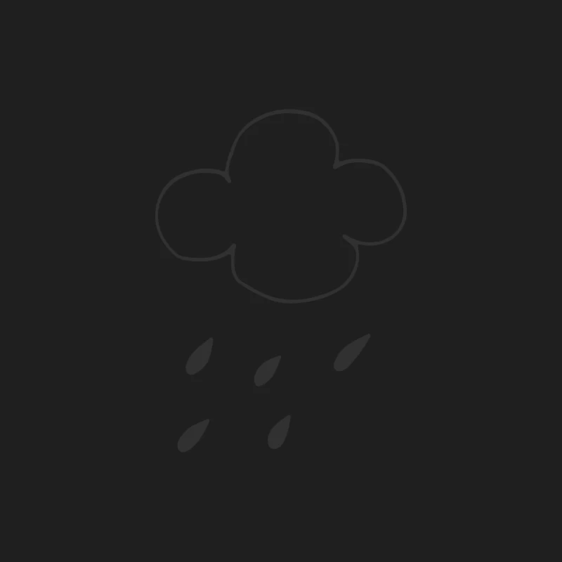 Icône de pluie simple Homme Débardeur