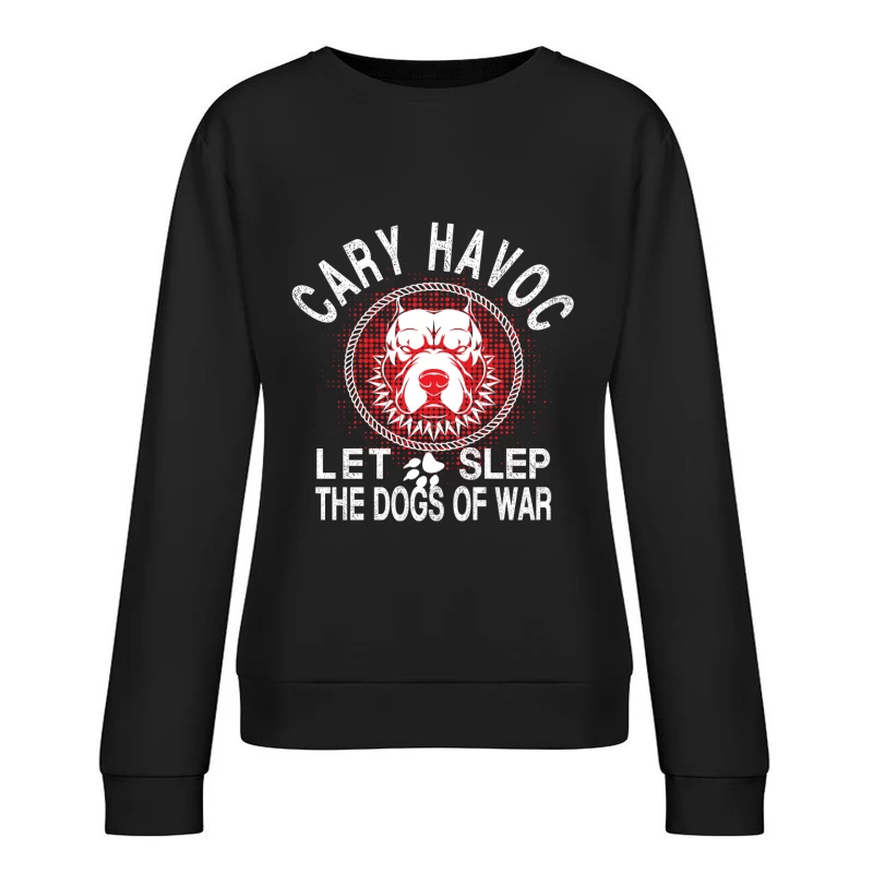 Cary Havoc: Éveil des Chiens de Guerre Femme Sweat-shirt à enfiler
