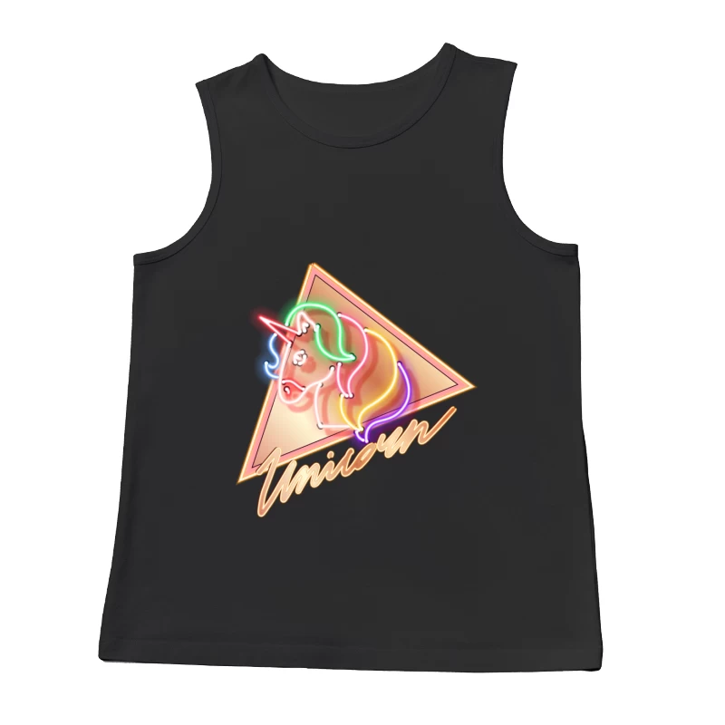 Élégant Néon Licorne Homme Débardeur