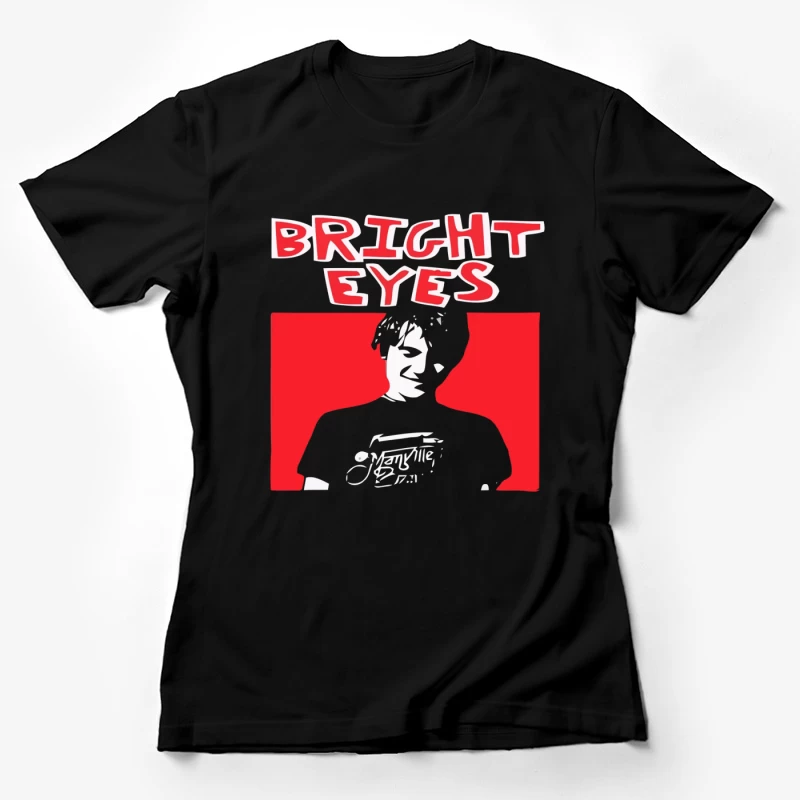 Bright Eyes Minimalist Album Cover Art Female T-Shirt