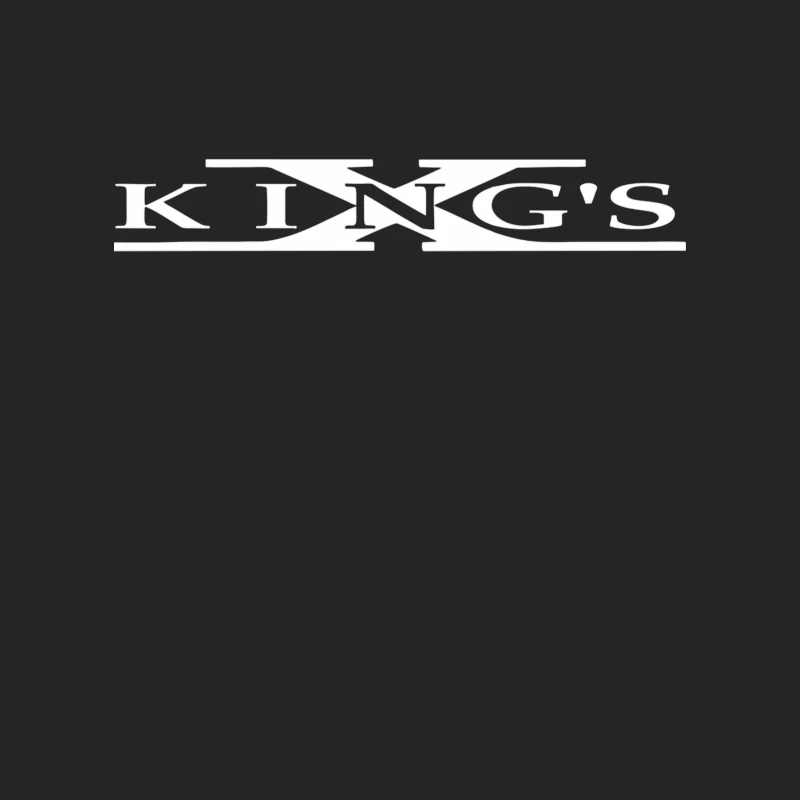 King's Text Logo Outline Design Male Pullover Sweatshirt