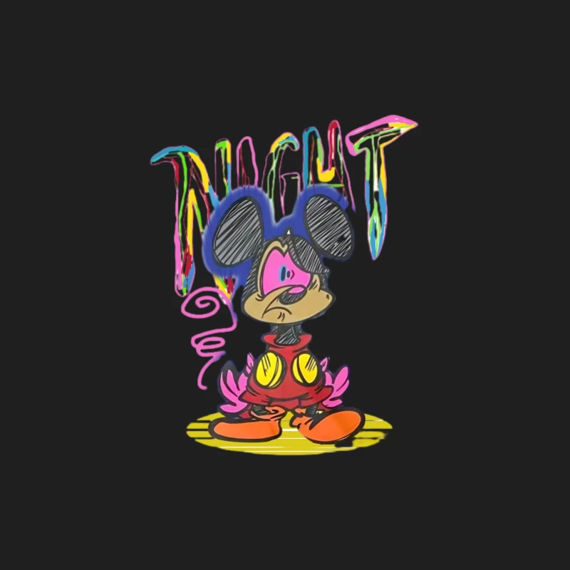 Bunter Comic-Nachtstil Herren Tanktops