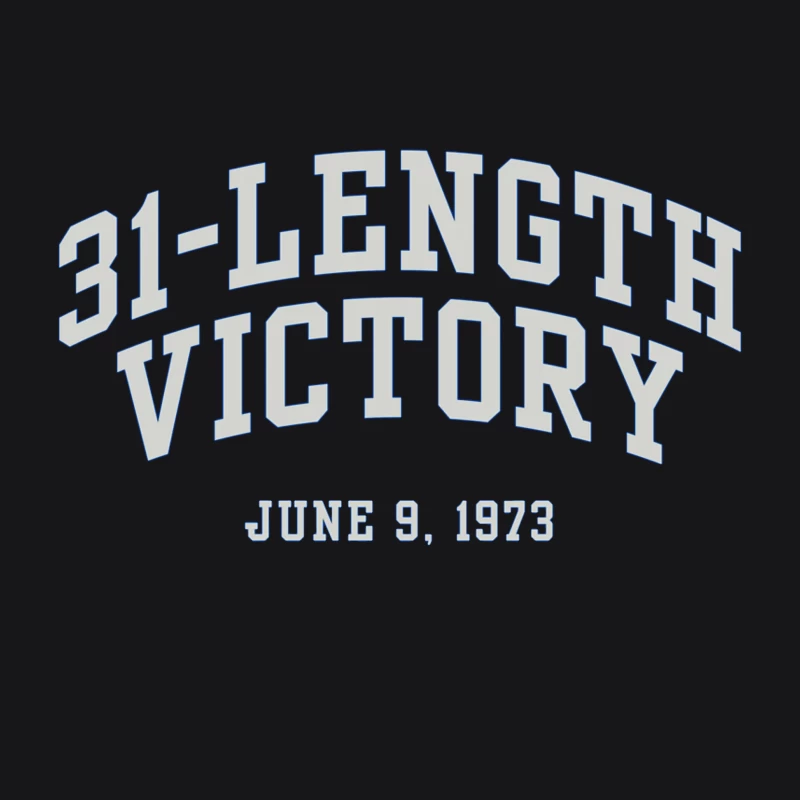 31-Game Winning Streak: Baseball History Made on June 9, 1973 Female Pullover Hoodie