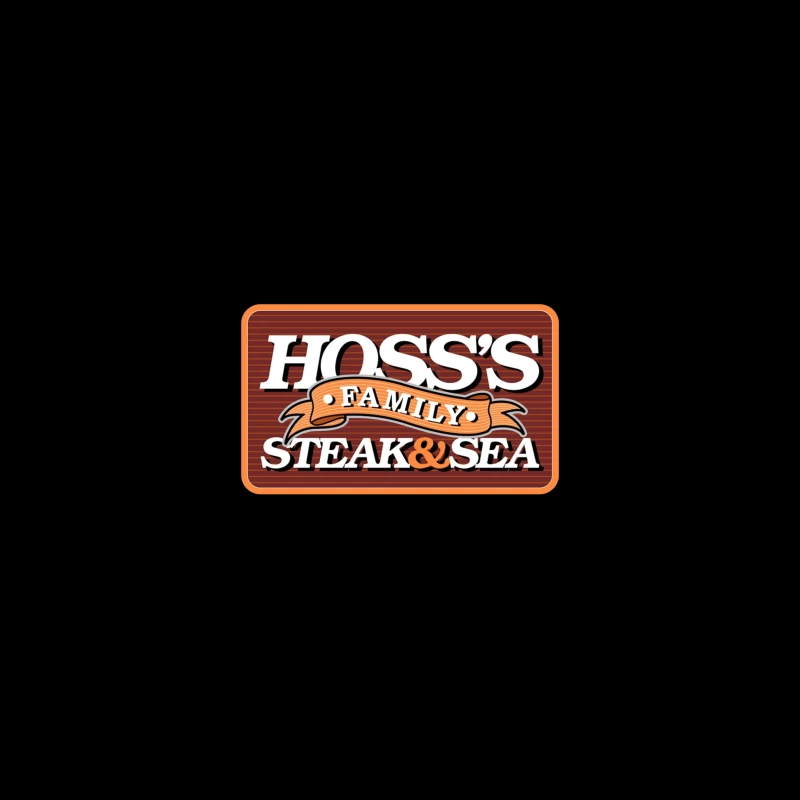 Hoss's Family Steak & Sea Restaurant Vintage Logo Design Coffee Mug