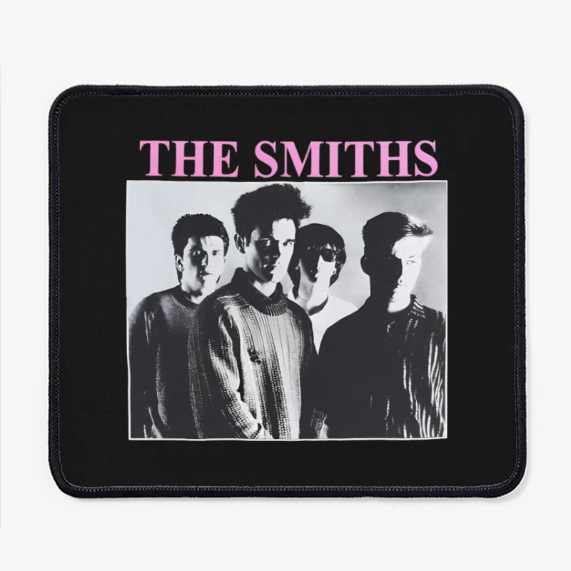 The Smiths Classic Black and White Band Album Cover from the 1980s Mouse Pad