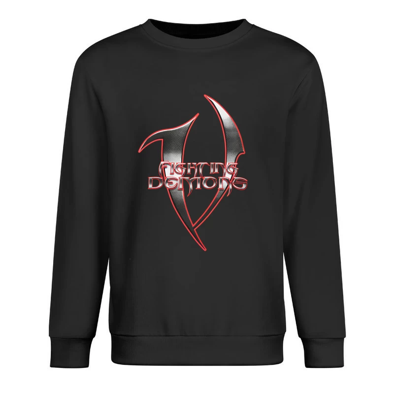 Fighting Demons Logo Design Herren Pullover Sweatshirt