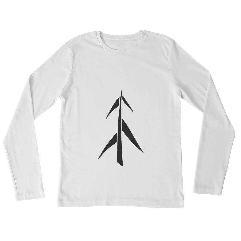 Symbole moderne et abstrait Femme Manches Longues T-Shirt