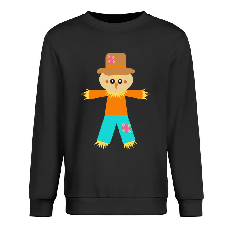 Épouvantail coloré avec chapeau Homme Sweat-shirt à enfiler