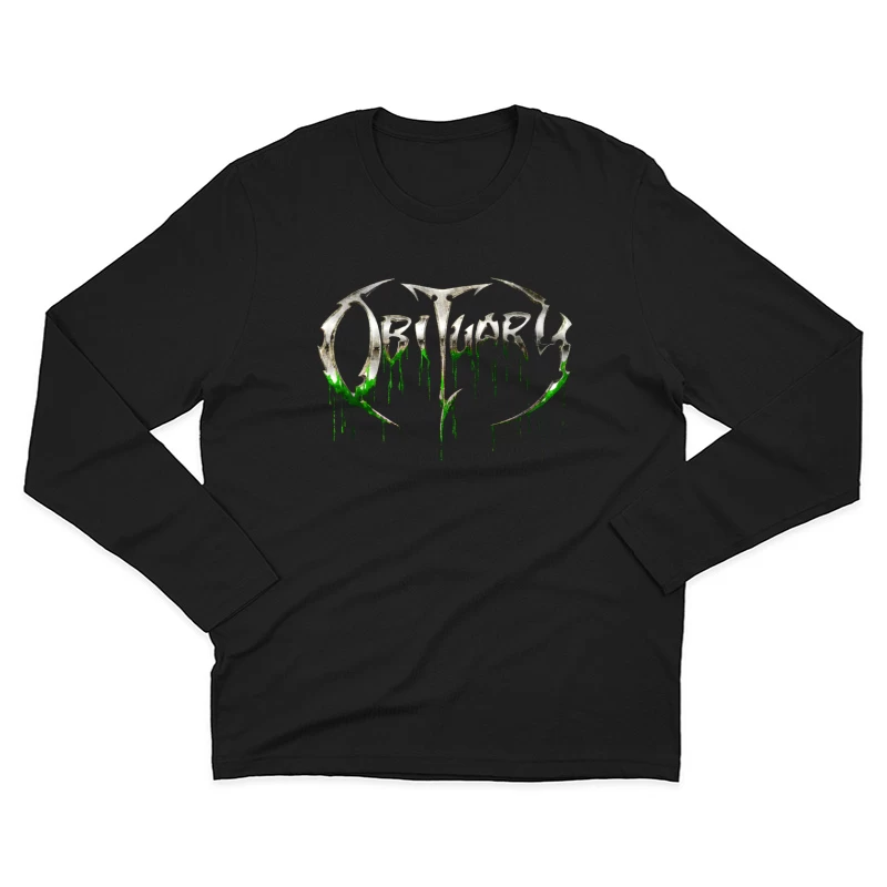 Obituary Slowly We Rot Logo Male Long Sleeve T-Shirt