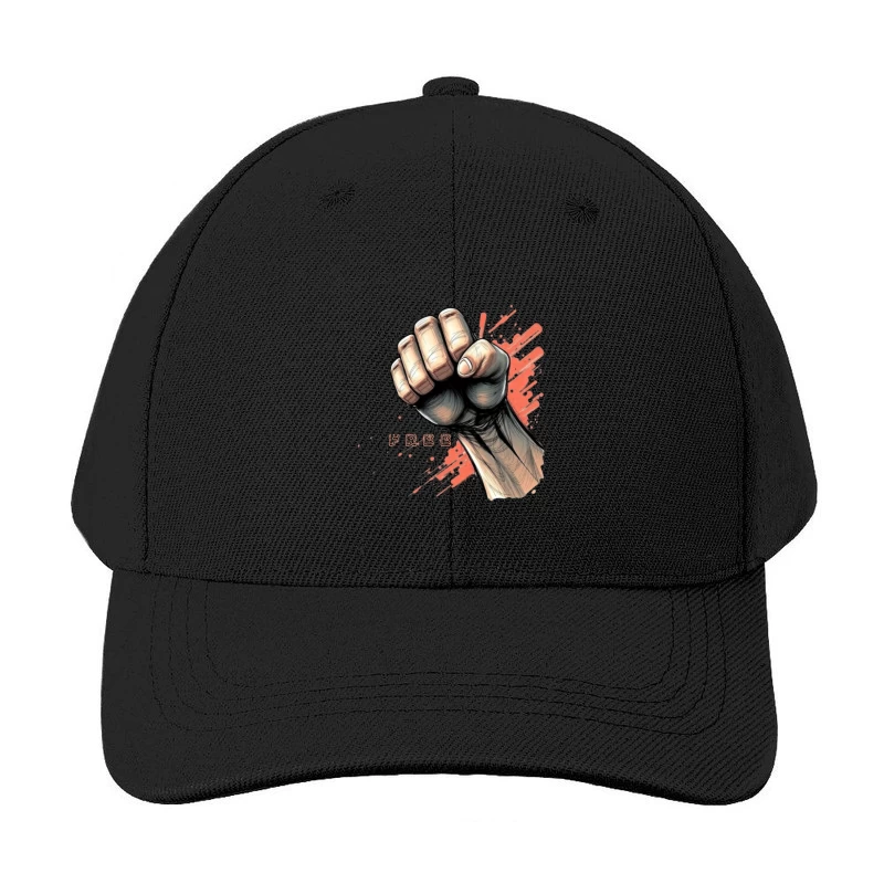 Raised Fist Symbol of Freedom and Resistance Baseball Cap