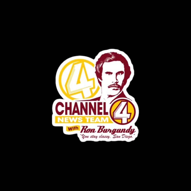 KVWN Channel 4 News Logo 3 Mouse Pad