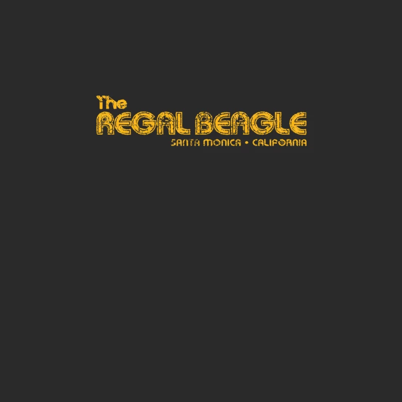 Retro Yellow Logo for The Regal Beagle Restaurant in Santa Monica Baseball Cap