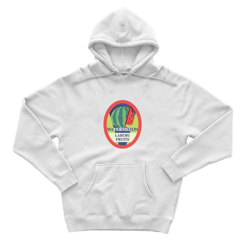 Wassermelonen-Etikett von Labubu Fruits Herren Pullover Hoodie