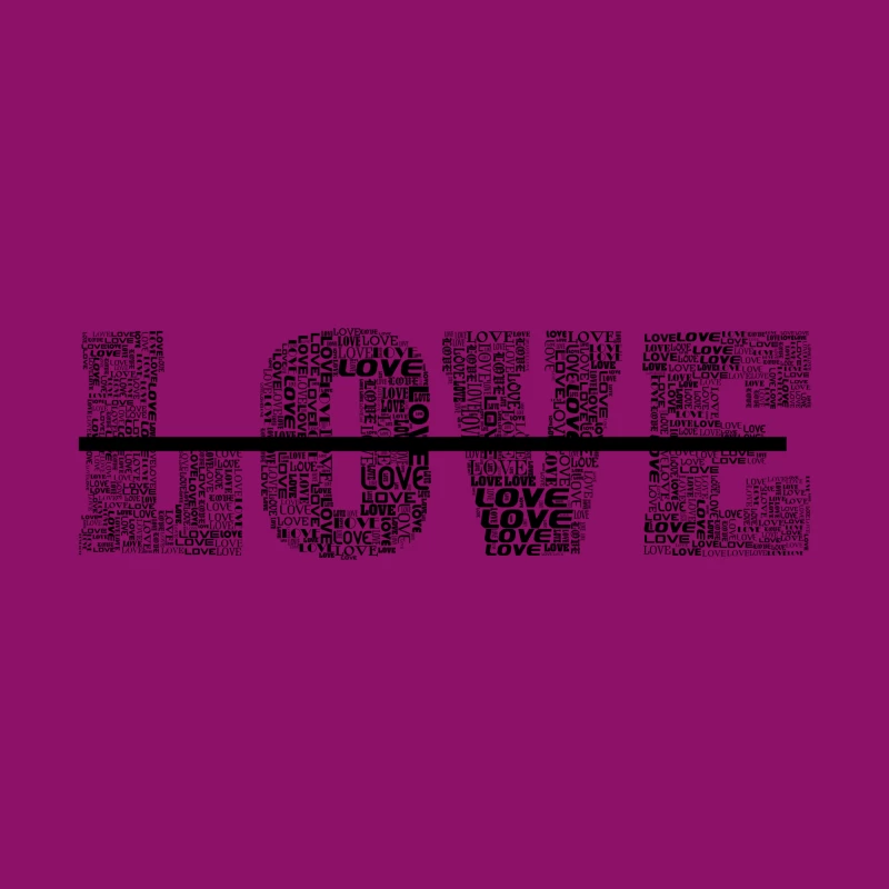 Love typography Coffee Mug