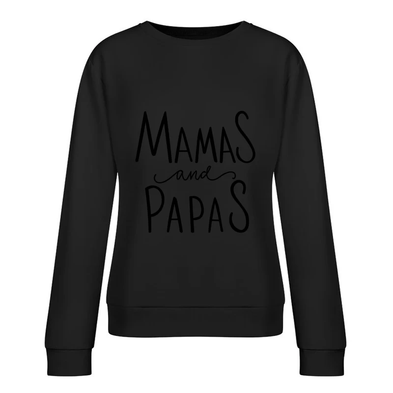 Logo Mamas and Papas en noir Femme Sweat-shirt à enfiler