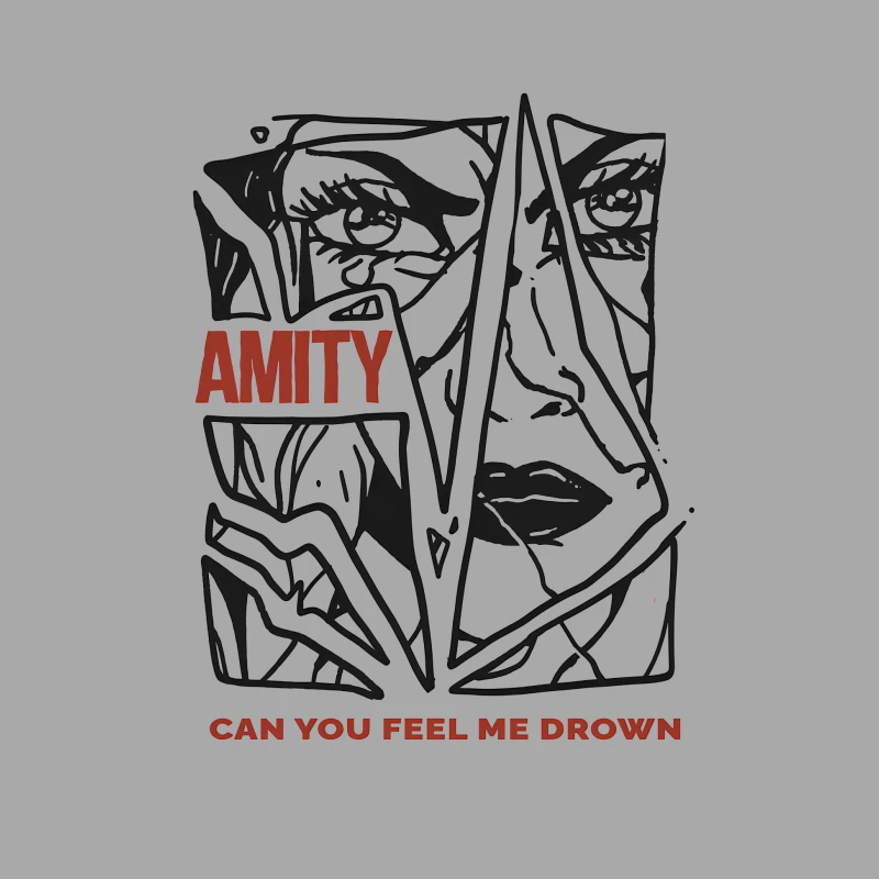 The Amity Affliction Can You Feel Me Drown Male Pullover Hoodie