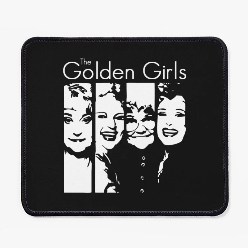 Minimalist Line Art of The Golden Girls TV Show Mouse Pad