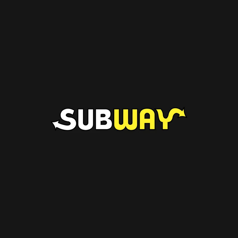 Subway Restaurant Chain Logo Design Male Long Sleeve T-Shirt