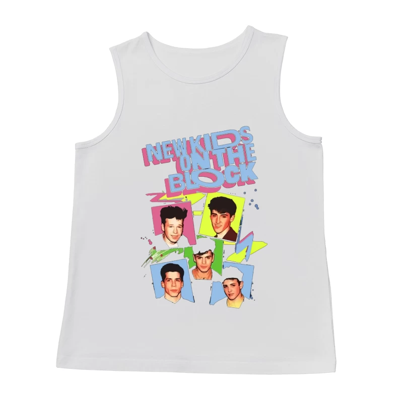 New Kids on the Block 90s Pop Group Vintage Photo Collection Male Tank Top