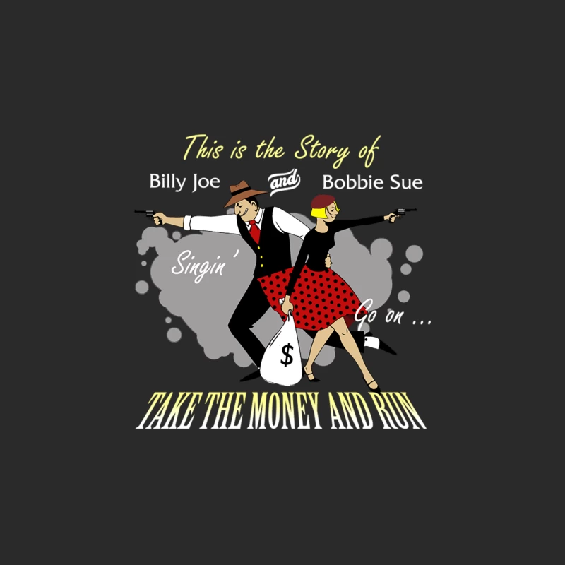 Retro Gangster Musical: Guns and Money Baseball Cap