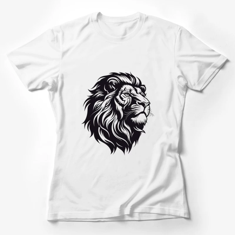 Stilisiertes Löwenporträt Damen T-Shirt