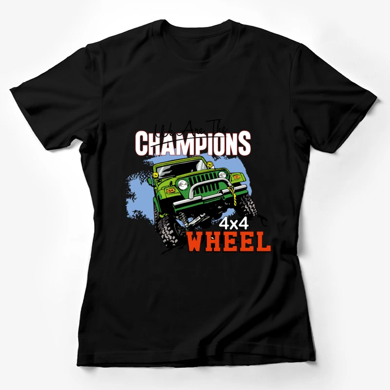 Geländeabenteuer mit 4x4 Fahrzeug Damen T-Shirt