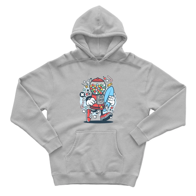 Distributeur de bonbons avec planche de surf Homme Sweat à capuche