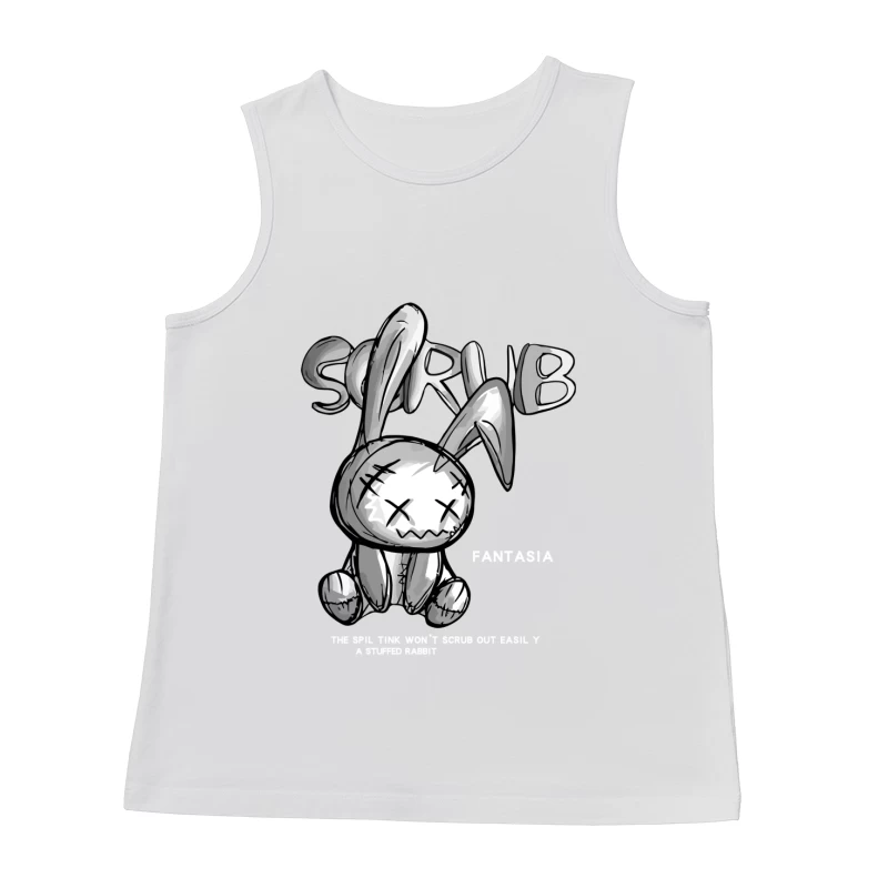 Gruselige Stoffhase Fantasie Herren Tanktops