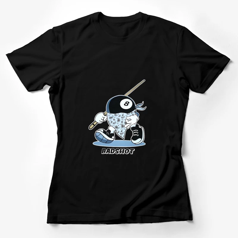 Personnage de Billard Cool Femme T-Shirt