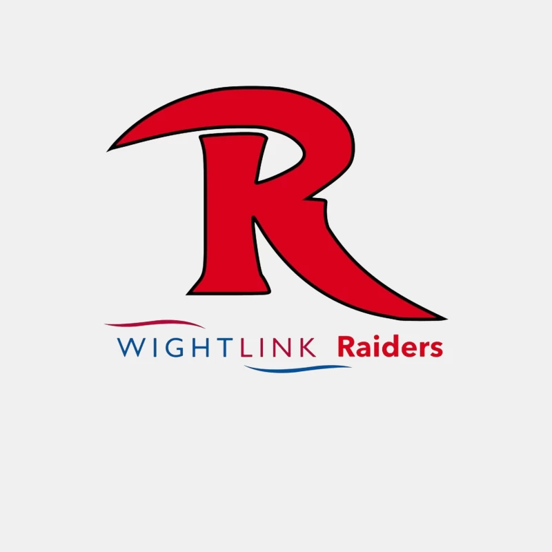 Wightlink Raiders Sports Team Logo with Red R Male Tank Top