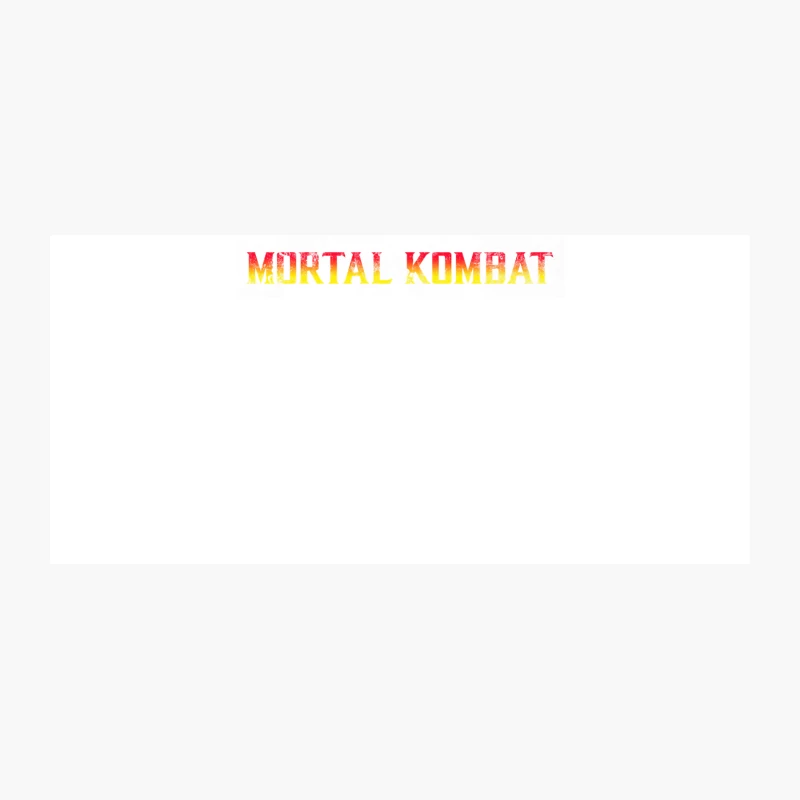 Mortal Kombat Vintage Title, distressed Coffee Mug