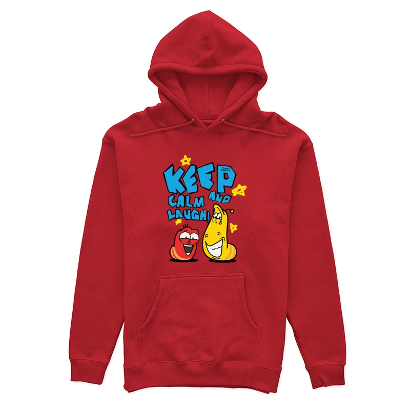 Humorvolle Cartoon-Larven mit motivierendem Spruch Damen Pullover Hoodie