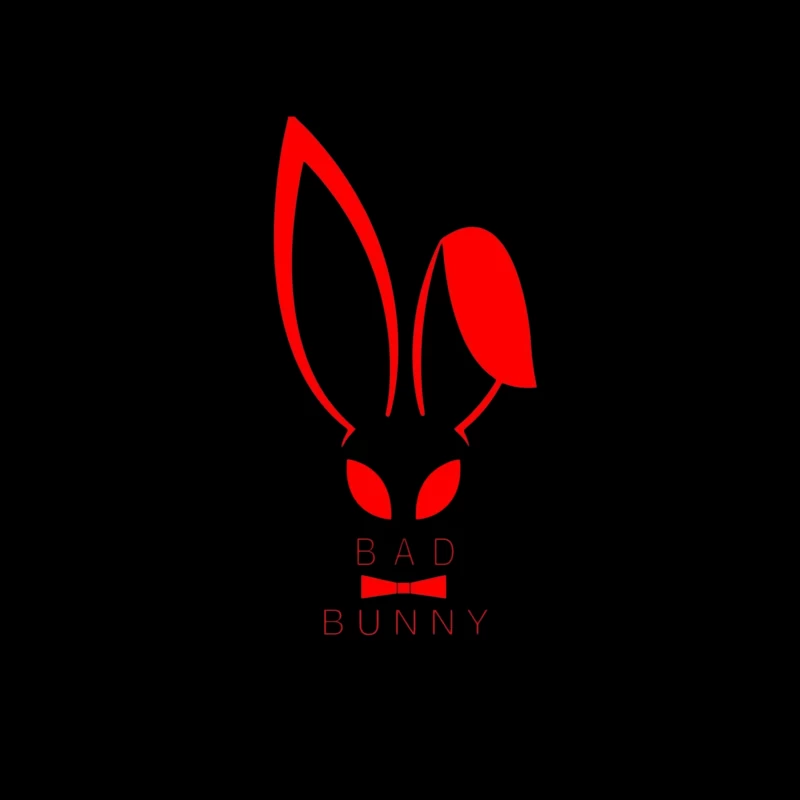 Bad Bunny Logo Tapestry