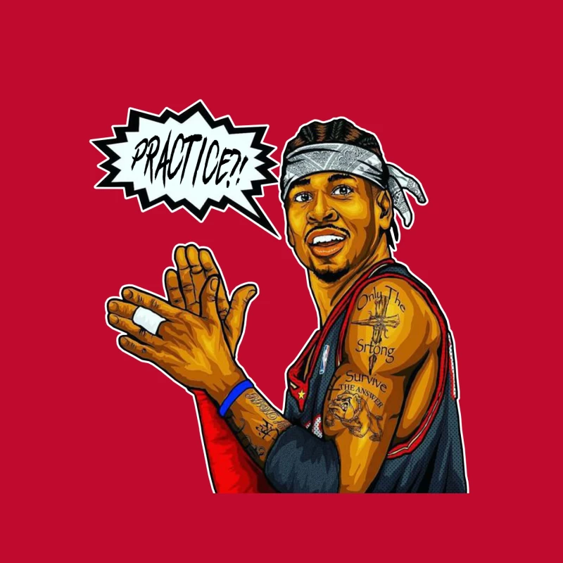 Allen Iverson - We Talkin' 'Bout PRACTICE?! Mouse Pad