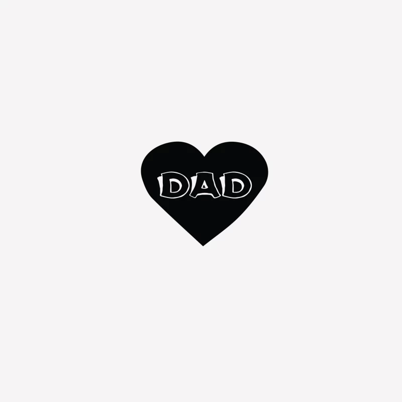 Cœur avec le mot 'PAPA' Femme T-Shirt