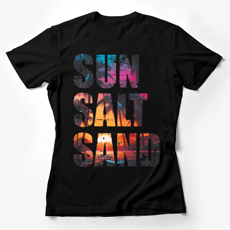 Strandstimmung: Sonne, Salz und Sand Damen T-Shirt