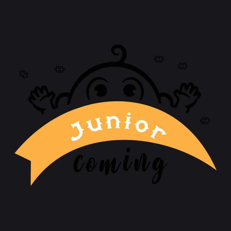 Ruban orange Junior Homme Sweat à capuche