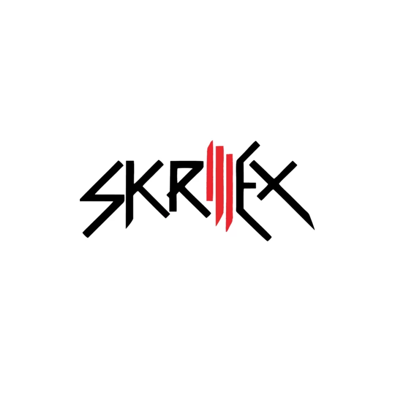 Skrillex Electronic Music Artist Logo Design Pin