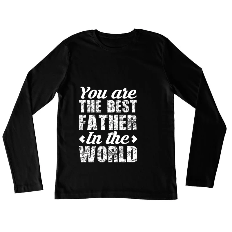 Le Meilleur Père du Monde Femme Manches Longues T-Shirt