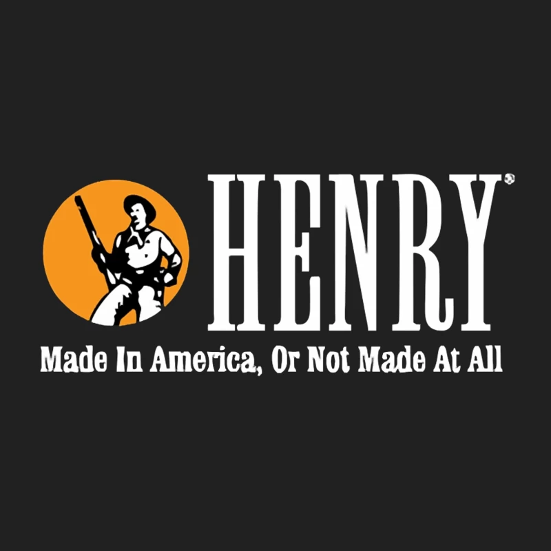 Henry Rifles Vintage Logo with American Manufacturing Slogan Bucket Hat