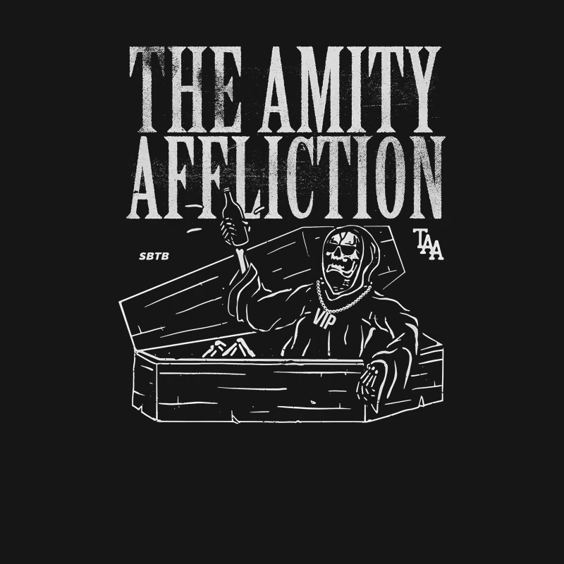 The Amity Affliction Coffin Female T-Shirt