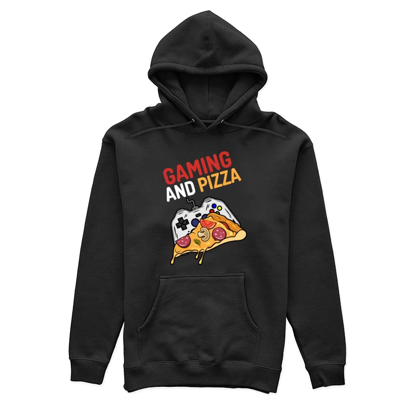 Gaming und Pizza Spaß Damen Pullover Hoodie