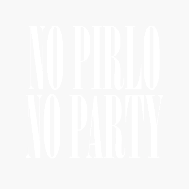NO PIRLO NO PARTY FIFA GEEK DOPE JUVENTUS ITALY COOL FOOTBALL CALCIO Cotton Tote Bag