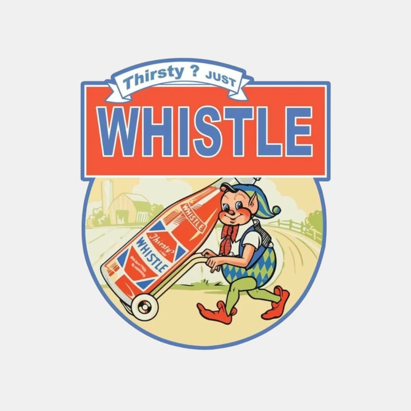 Thirsty Just Whistle logo Male Tank Top