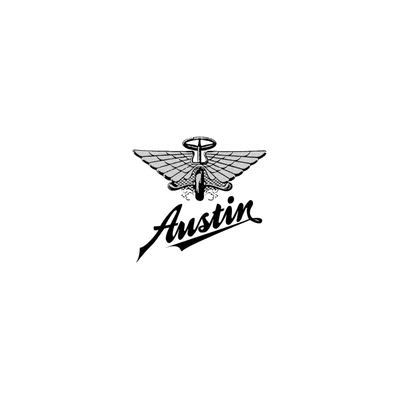 Vintage Austin Motorcycle Company Winged Logo Design iPhone Case